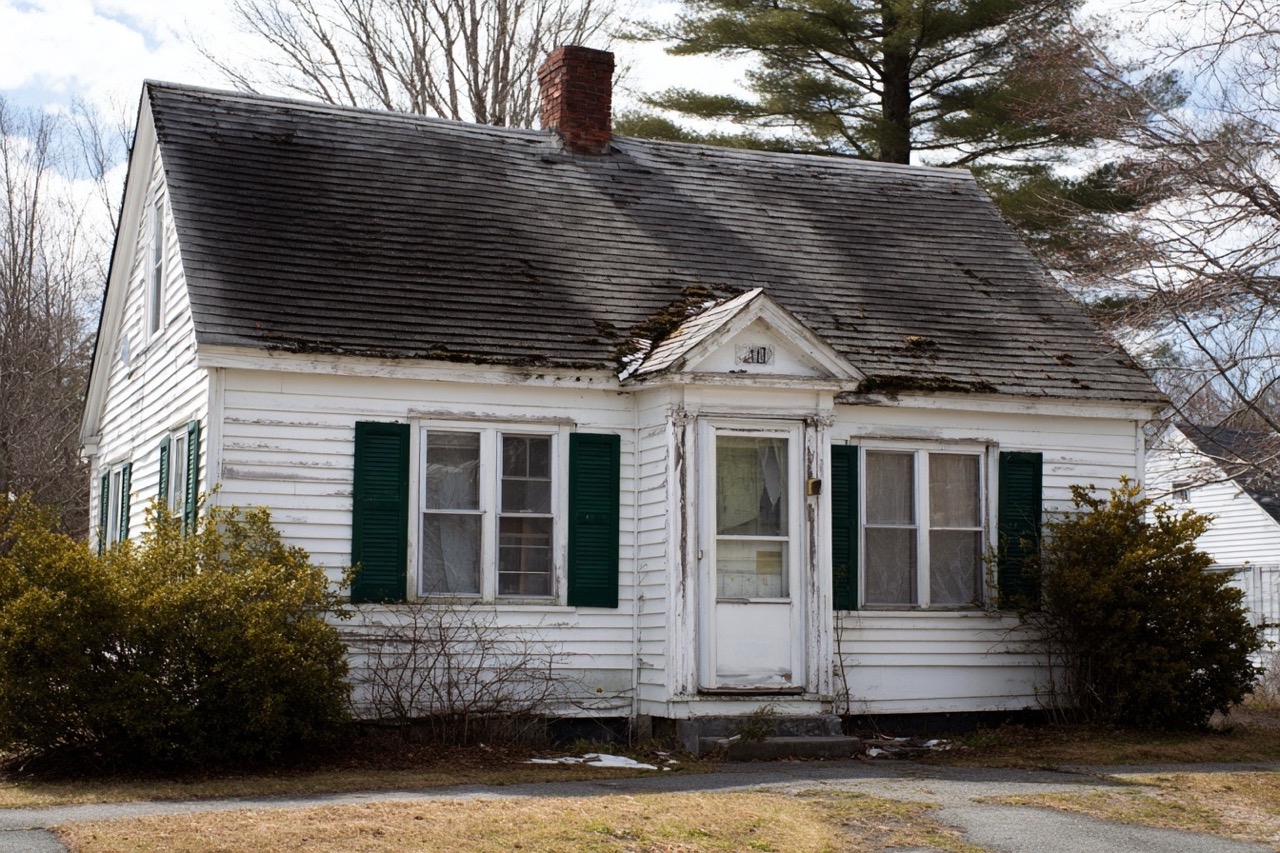 Cape Cod style home in New Hampshire during divorce asset division