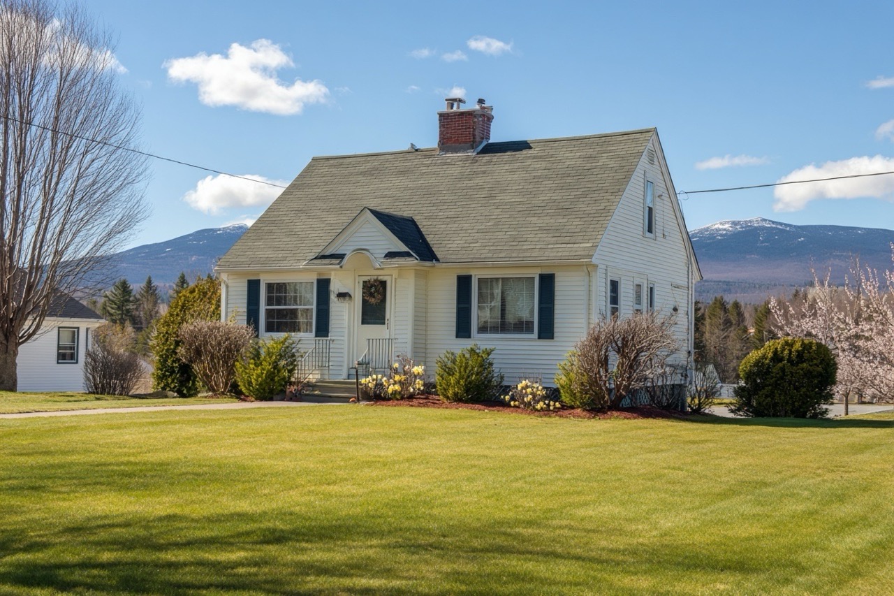 well maintained new hampshire house exterior with curb appeal