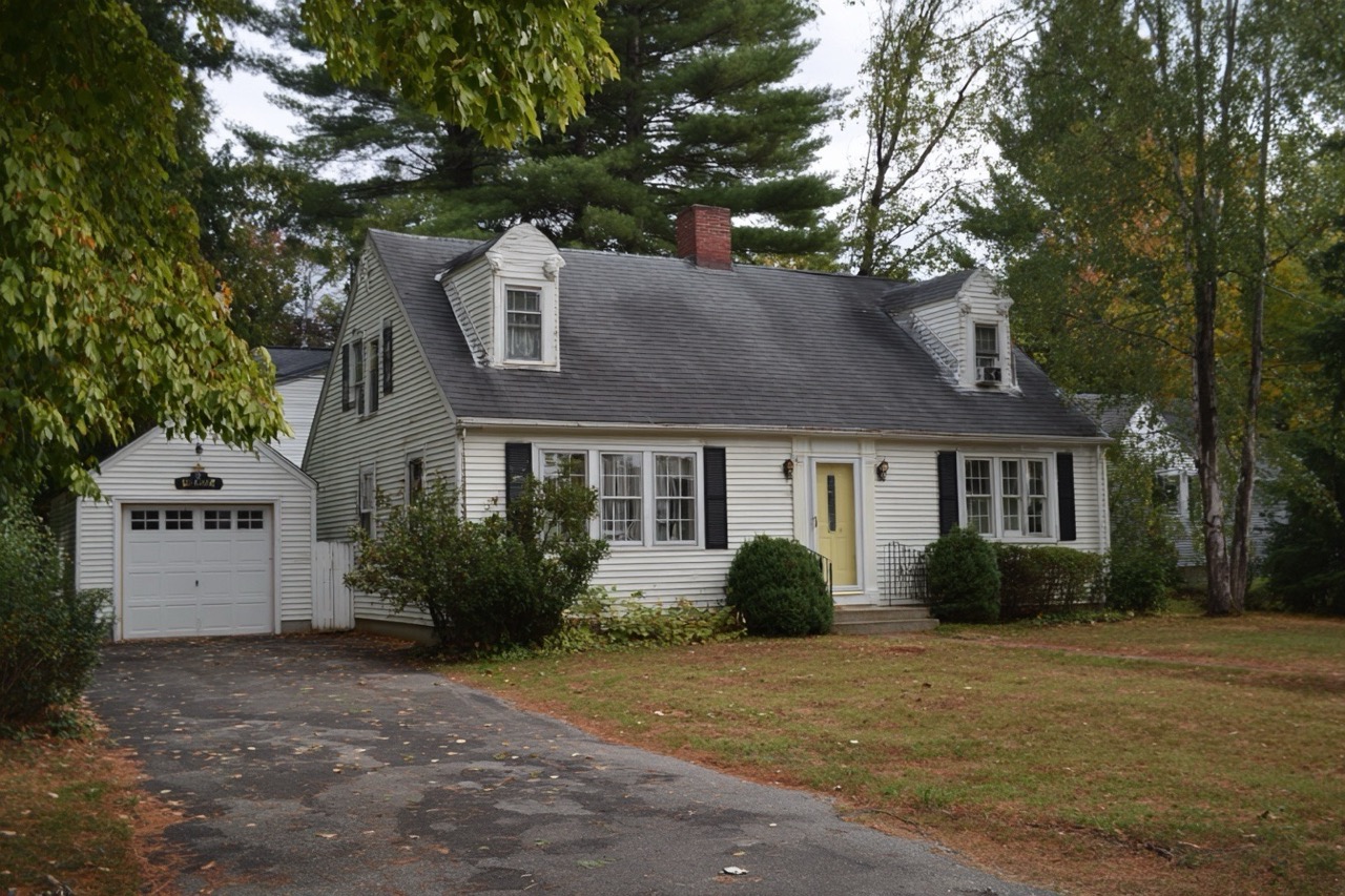 Cape style home in New Hampshire being sold through probate court